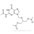 Acetamid, N- [9 - [[2- (acetyloxi) -1 - [(acetyloxi) metyl] etoxi] metyl] -6,9-dihydro-6-oxo-lH-purin-2-yl] - CAS 86357- 14-4